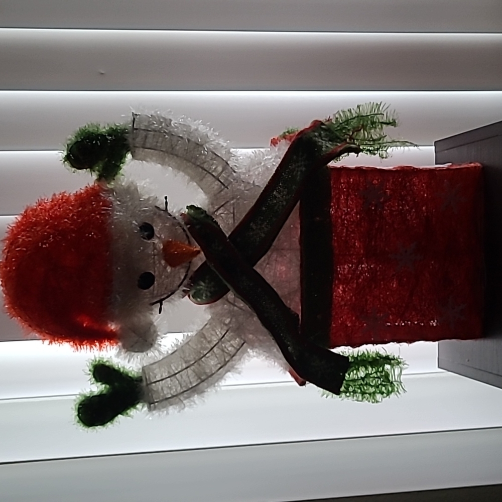 Snowman in present